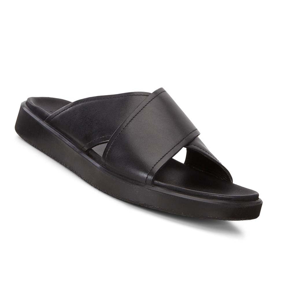 Men's Ecco Flowt Lx Sandals Black | Canada 589CTV